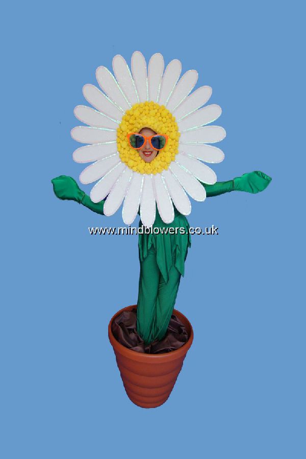 Daisy Human Statue
