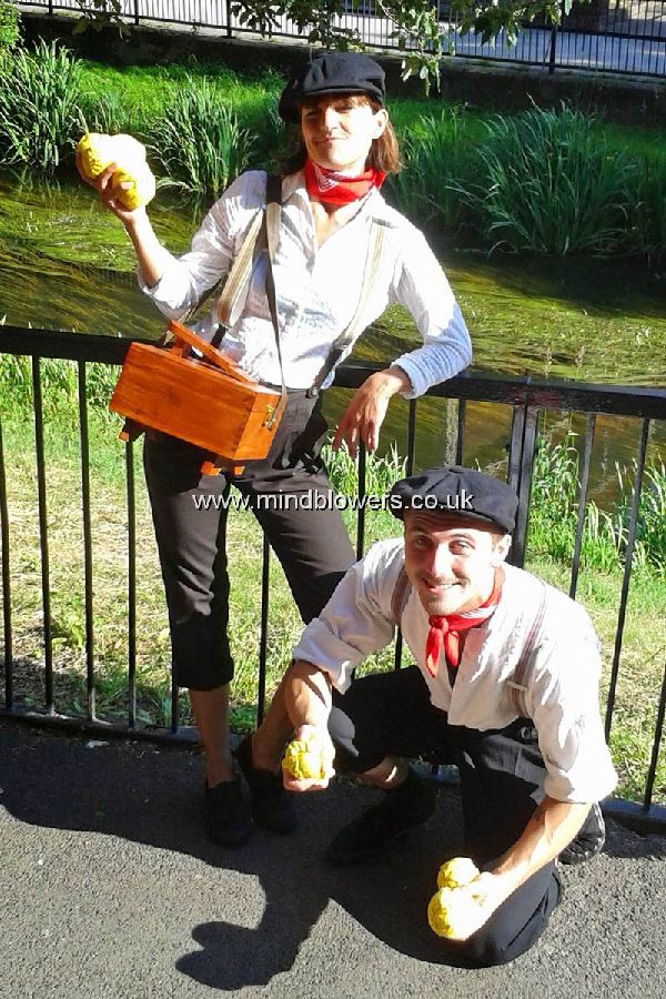 Victorian Shoeshine Jugglers